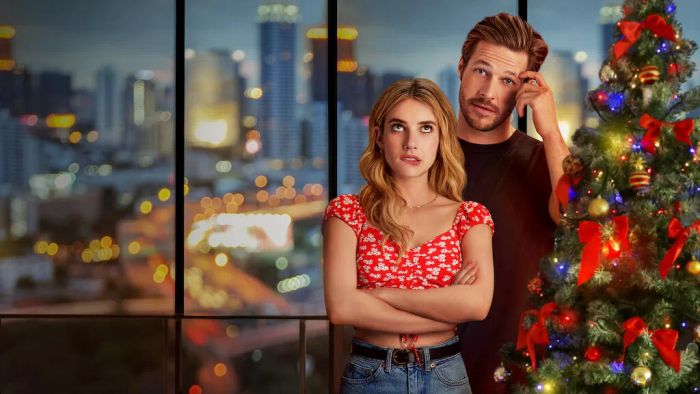 A scene from the Netflix film Holidate