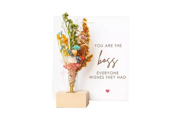 Etsy Flowering Box Dried Flower Bouquet