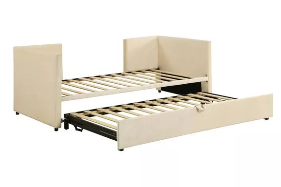 Acosure Velvet Daybed with Pop Up Trundle