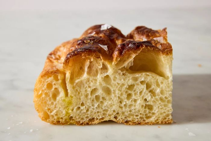 King Arthur Baking's Big and Bubbly Focaccia Slice
