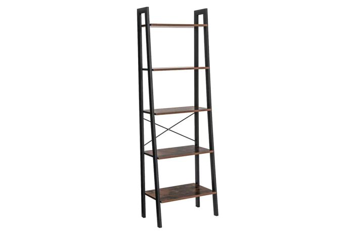Williston Forge Metal Ladder Bookcase