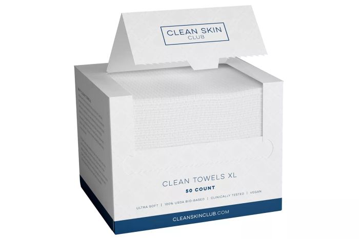 Clean Skin Club Clean Towels XL, Biobased Face Towel