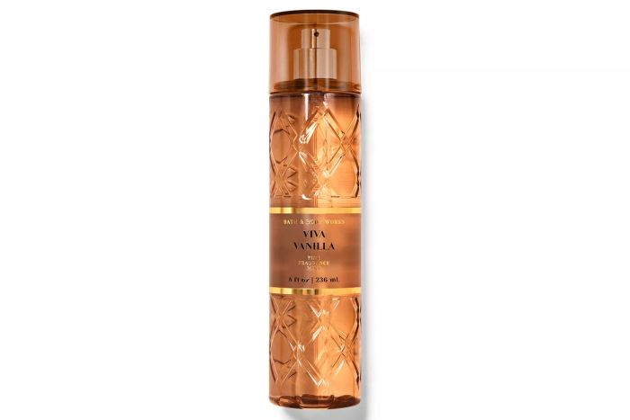 Bath & Body Works Viva Vanilla Fine Fragrance Mist with a delightful scent