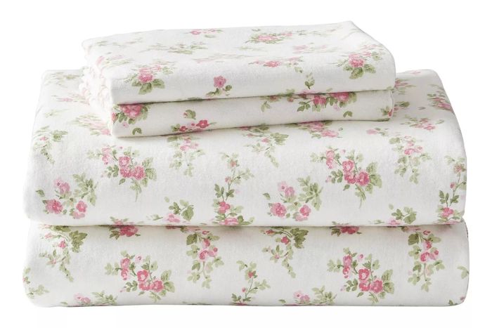Amazon Laura Ashley Home Collection Premium Ultra Soft Cotton Flannel Sheets