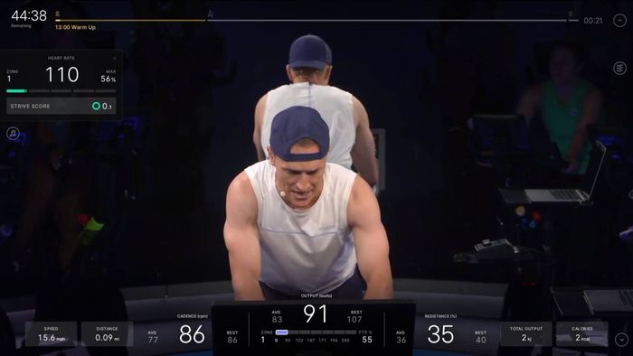 Heart rate zone and power zone