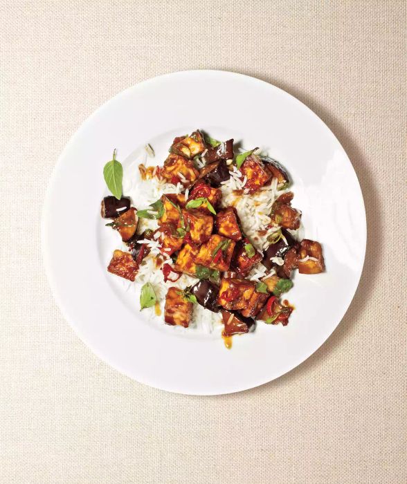 Eggplant and Tofu Stir-Fry, a fantastic eggplant recipe