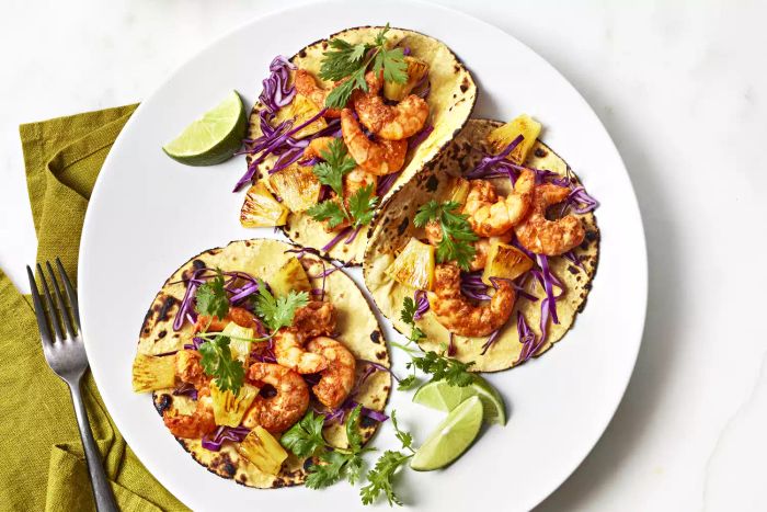 shrimp-taco-carmelized-pineapple
