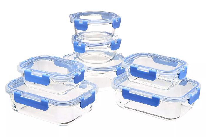 Amazon Basics Glass Food Storage Container