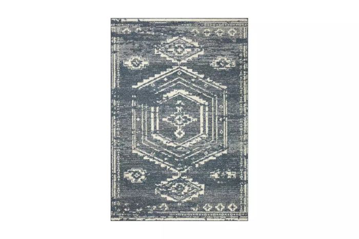 Magnolia Home by Joanna Gaines x Loloi Gigi Denim / Ivory Area Rug