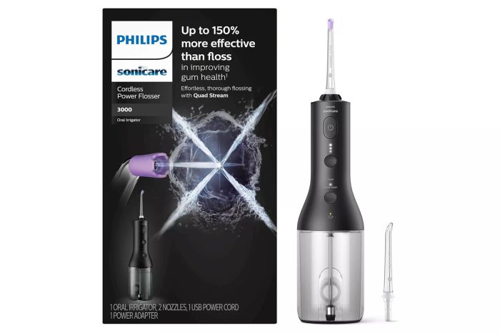 Amazon Philips Sonicare Power Flosser 3000 Cordless