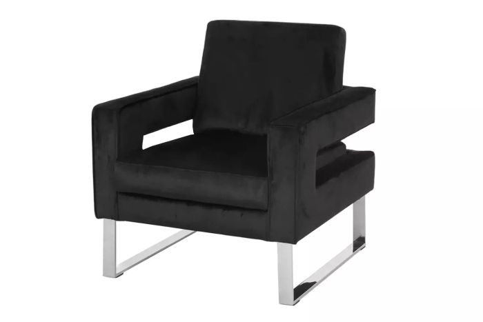 Christopher Knight Home Kirkwood Modern Glam Velvet Club Chair