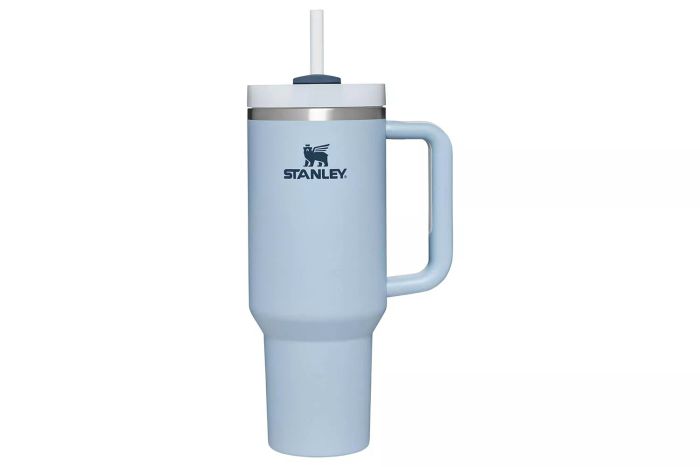 Amazon Stanley Quencher H2.0 FlowState Stainless Steel Vacuum Insulated Tumbler Chambray