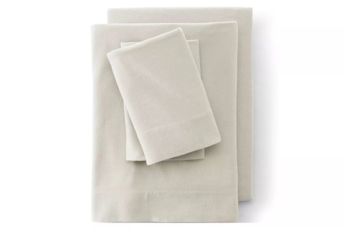 Lands' End Comfy Super Soft Cotton Flannel Sheet Set