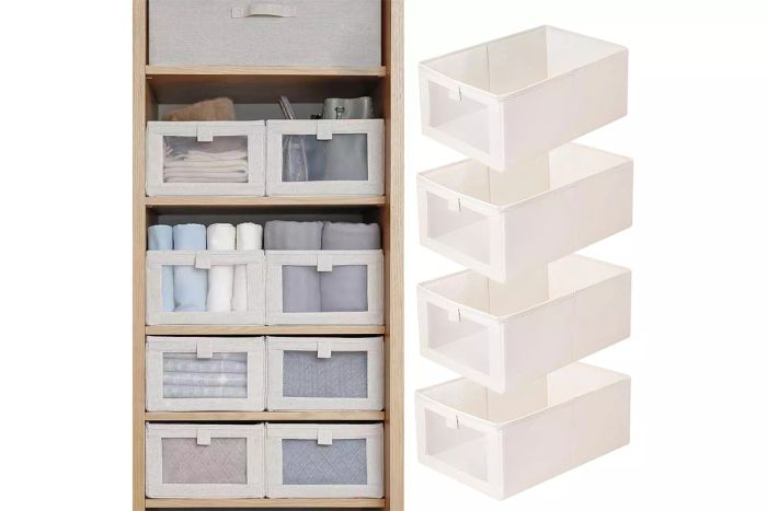 Amazon Linen Closet Organizers