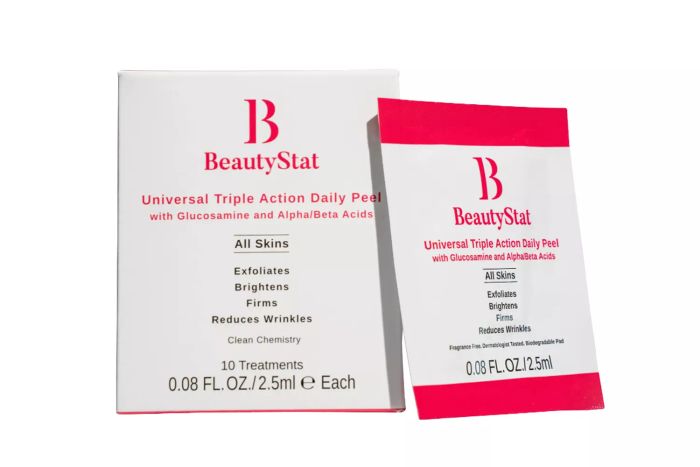BeautyStat Triple Action One-Step Daily Exfoliating Peel Pad