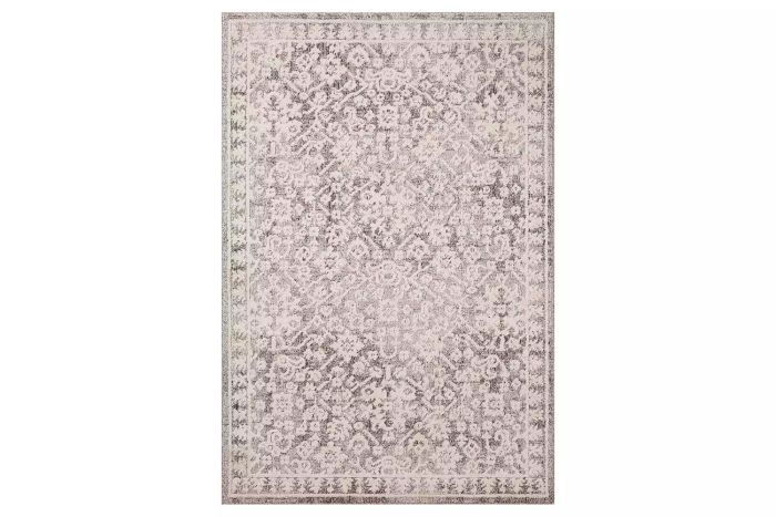 Magnolia Home by Joanna Gaines in collaboration with Loloi presents the Gigi Grey and Ivory Area Rug