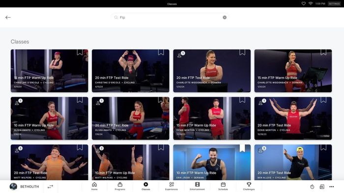 FTP warmups and tests