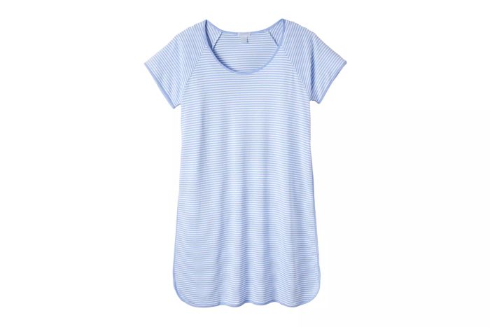 Lake Short-sleeve Scoopneck Pima Nightgown