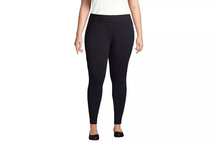 Lands' End Women's Starfish Mid Rise Knit Leggings