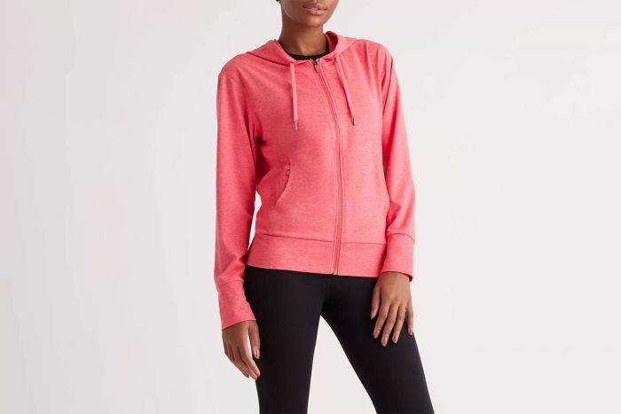 Flowknit Full Zip Hoodie – A comfortable and functional hoodie made from Flowknit fabric, offering full-zip versatility for active lifestyles.