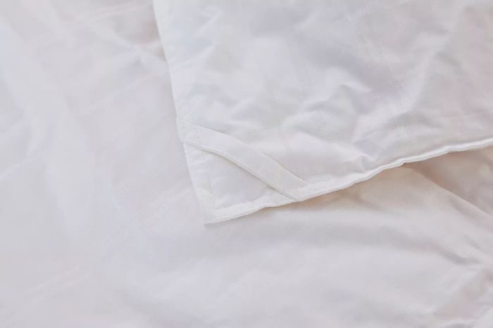 A close-up shot of the Casaluna Premium Down Comforter.