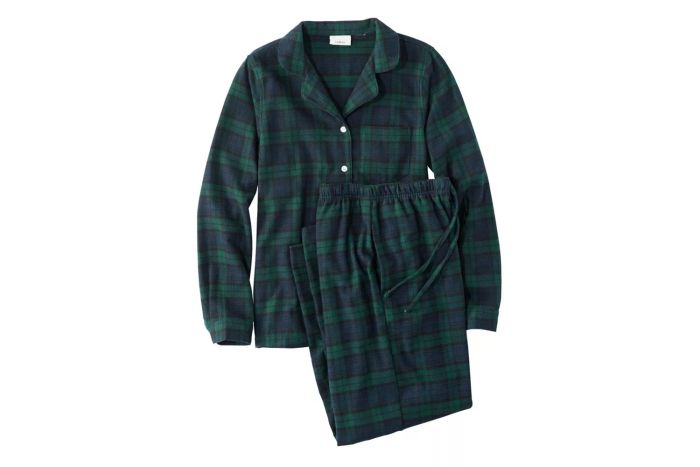ll-bean-scotch-plaid-flannel-pajamas