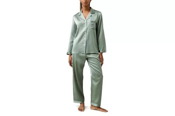 Lilysilk 22 Momme Full-Length Silk Pajama Set