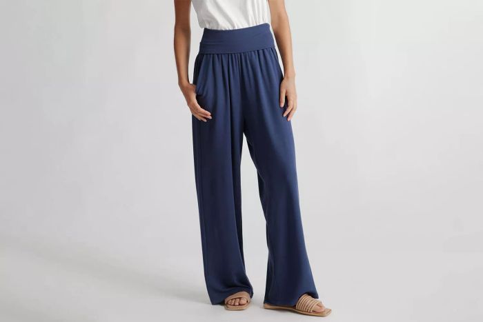 French Terry Modal Wide Leg Pants – Soft and cozy wide-leg pants crafted from luxurious French Terry Modal fabric for ultimate comfort.