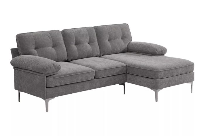 Mercer41 Rhylin 82.7'' Reversible Upholstered Sectional Sofa with Chaise