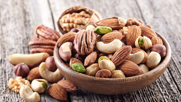 Bowl of mixed nuts