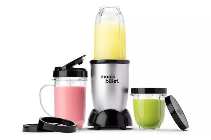 Magic Bullet Blender, Compact Size, Silver, 11-Piece Set