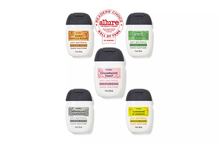 Hydrating PocketBac Hand Sanitizers, Set of 5