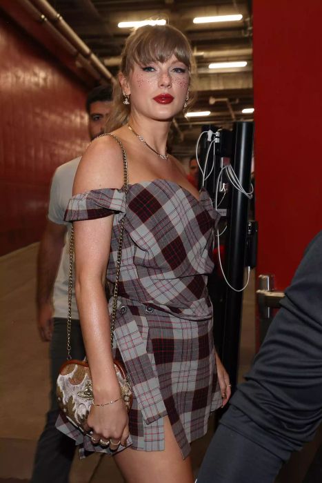 Taylor Swift Plaid Romper