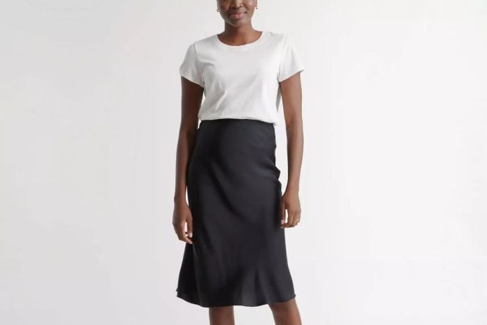 100% Washable Silk Skirt