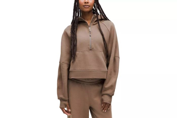 Scuba Oversized Half-Zip Hoodie