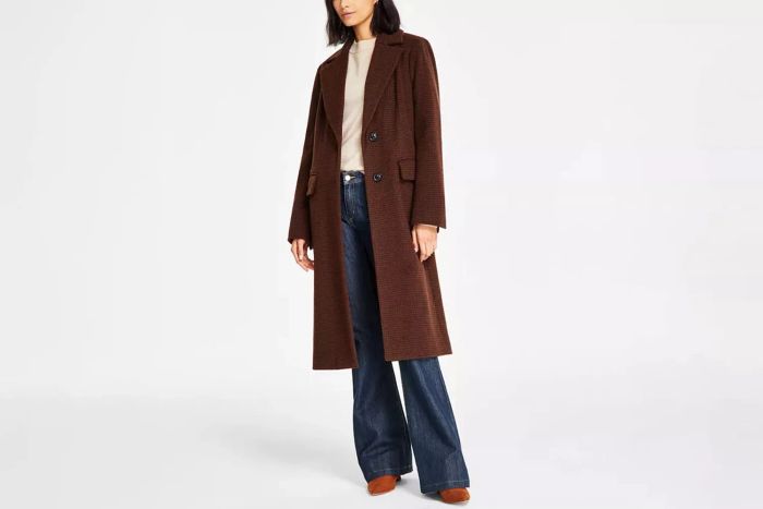 Women's Single-Breasted Coat, Created for Macy's