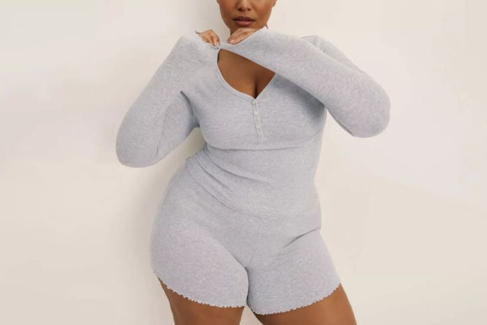 Modal Ribbed Henley Sleep Set - Limited Time Offer