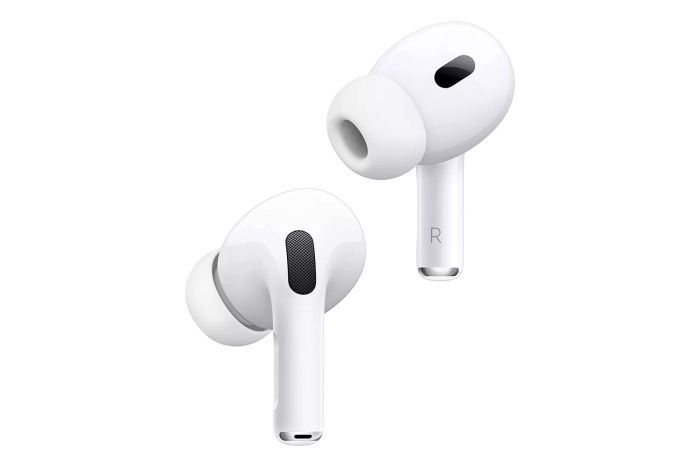 Amazon Apple AirPods Pro (2nd Generation) Wireless Earbuds, Up to 2X More Active Noise Cancelling, Adaptive Transparency, Personalized Spatial Audio