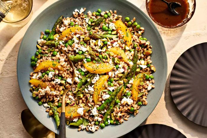 Warm Brown Butter Farro Salad