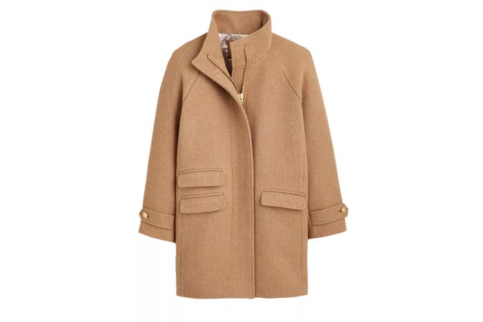 J.Crew Toscana coat in Italian stadium-cloth wool blend
