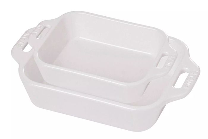 Staub Ceramic 2-Piece Rectangular Baking Dish Set
