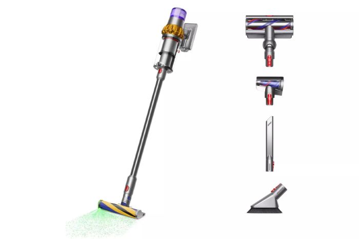 Dyson V15 Detect Plus Cordless Vacuum in Yellow/Nickel