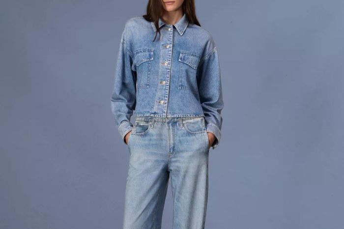 Rag & Bone's take on sweatpants denim is a fresh, stylish twist on a classic fabric.