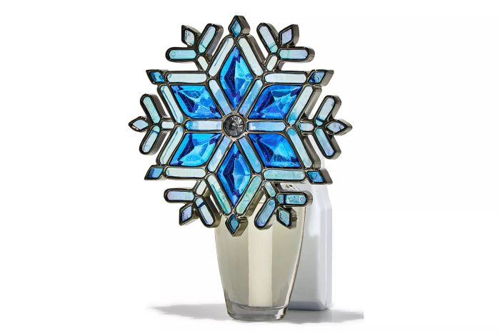 Stained Glass Snowflake Nightlight Wallflowers Fragrance Plug