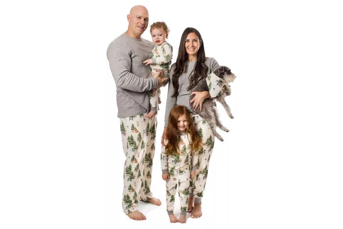 Burt's Bees Baby Family Christmas Pajamas Matching Sets - Organic Cotton PJs