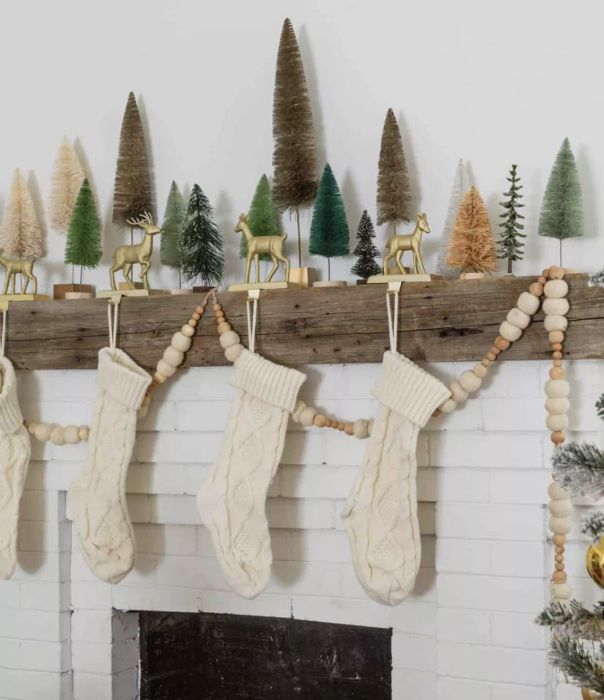 Rustic Mantel Styling
