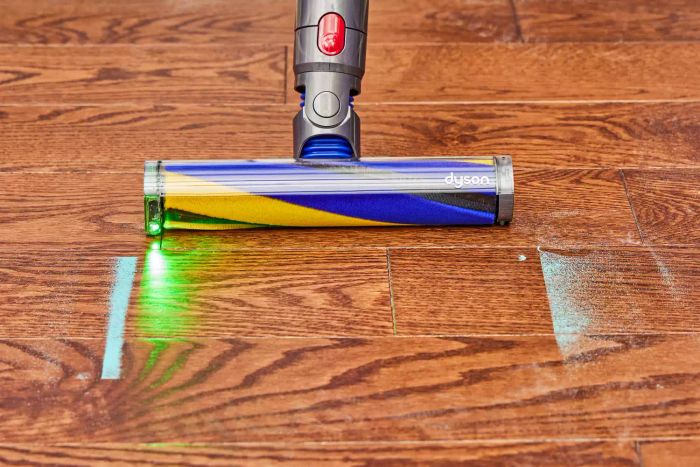 A close-up shot of the Dyson Gen5detect.