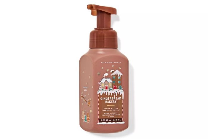 The Bath & Body Works Gingerbread Bakery Gentle & Clean Foaming Hand Soap