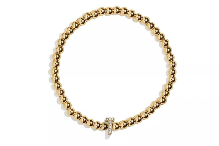 Initial Pisa Bracelet - Pavé Vertical