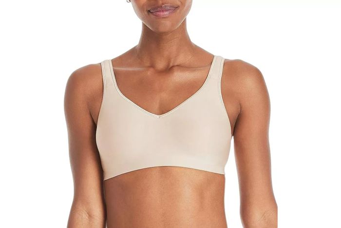 Hanes Women's Smooth Comfort Wireless Bra, Seamless Full-Coverage T-Shirt Bra, Moisture-Wicking, Single & 2-Pack